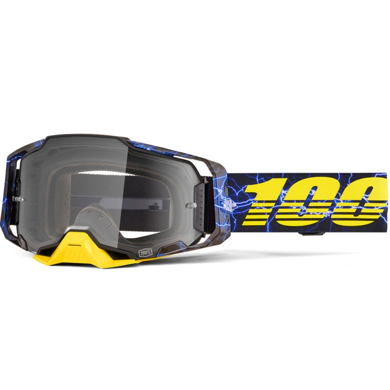 Γυαλιά motocross Armega Fury 100% με διάφανο πλεξιγκλάς