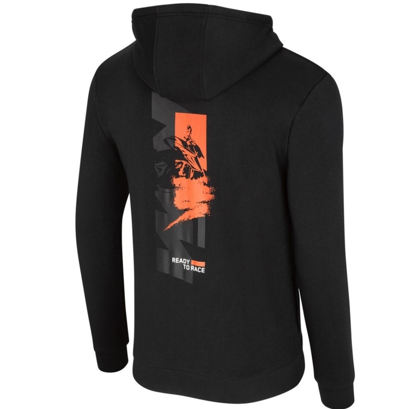 Φούτερ με κουκούλα KTM Beast Zip μαύρο