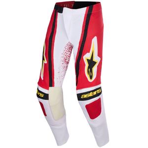 Παντελόνι motocross Alpinestars Techstar Nomur ανοιχτό γκρι-κόκκινο-μαύρο-κίτρινο