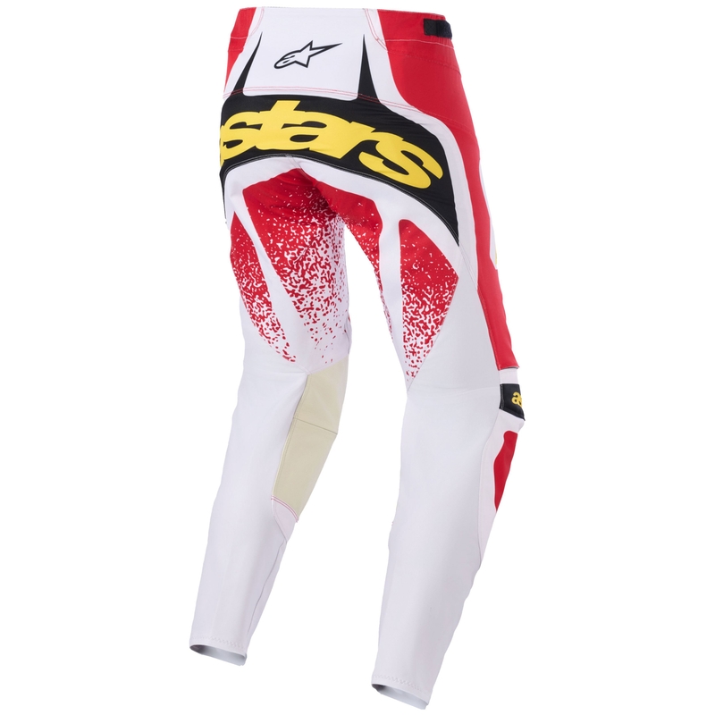 Παντελόνι motocross Alpinestars Techstar Nomur ανοιχτό γκρι-κόκκινο-μαύρο-κίτρινο