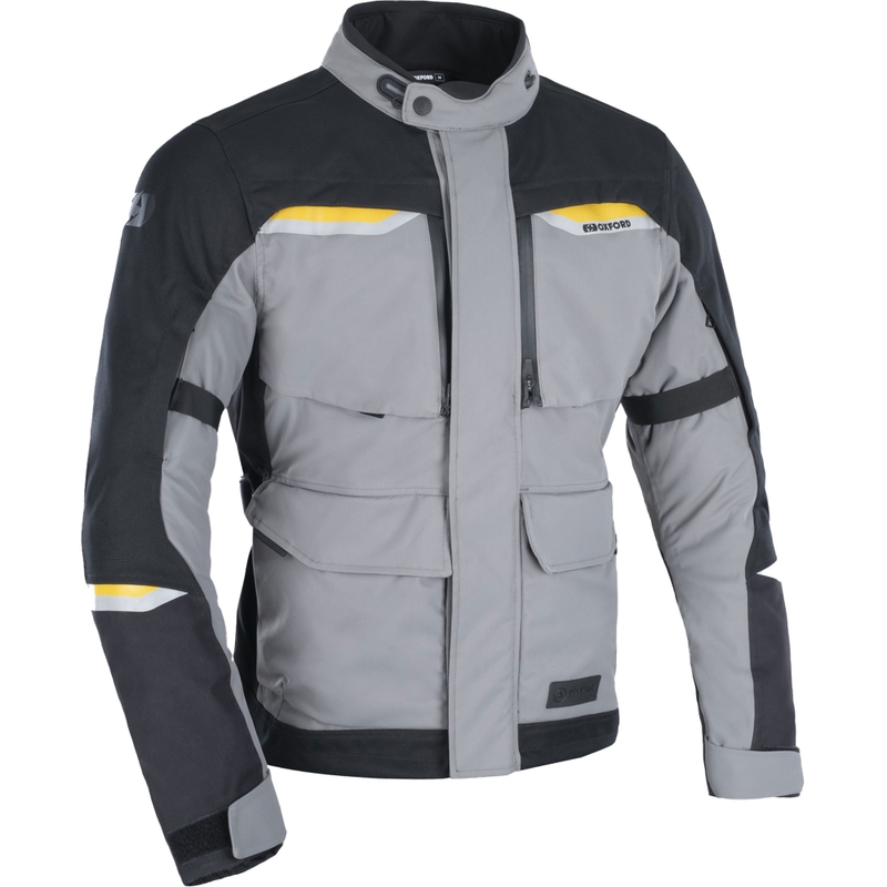 Μπουφάν Μοτοσικλέτας Oxford Advanced Mondial 2.0 Dry2Dry™ Μαύρο-Γκρι