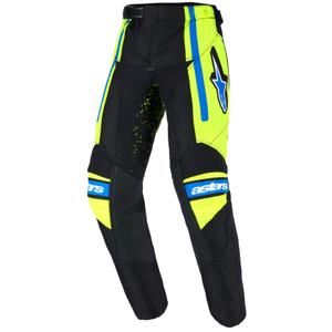 Παιδικό Παντελόνι Motocross Alpinestars Racer Nomur Σκούρο Μπλε-Φθορίζον Κίτρινο-Μαύρο
