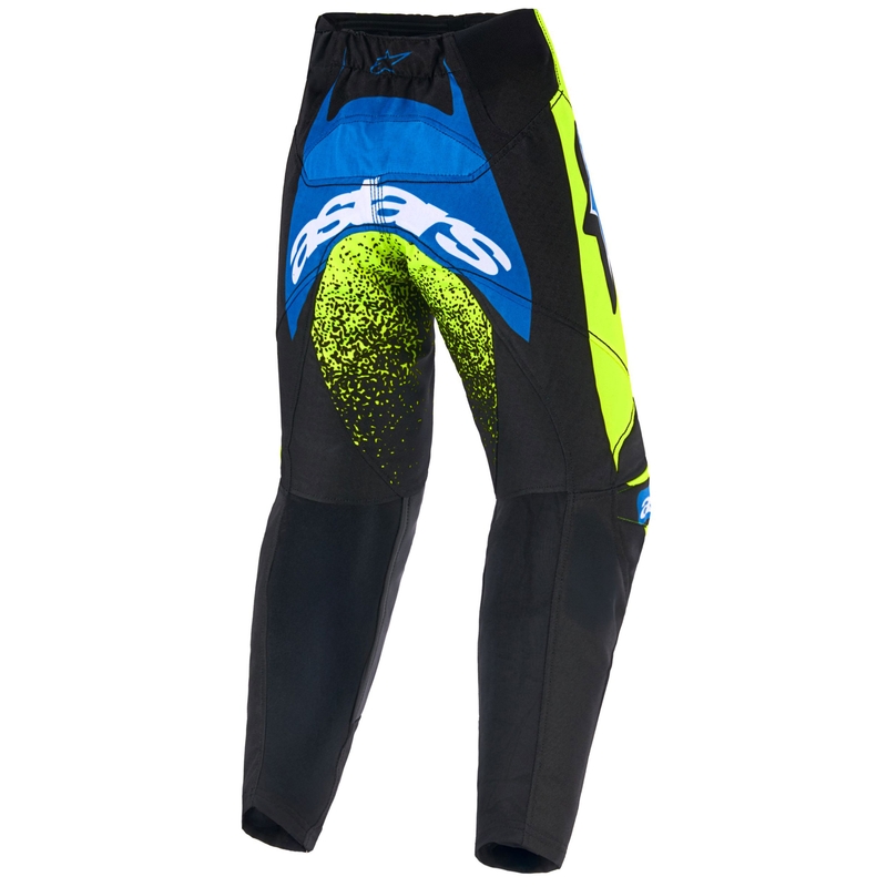 Παιδικό Παντελόνι Motocross Alpinestars Racer Nomur Σκούρο Μπλε-Φθορίζον Κίτρινο-Μαύρο