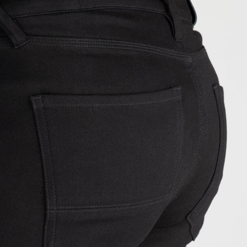 Τζιν OXFORD ORIGINAL SUPER STRETCH, κοντό, μαύρο, με εγκεκριμένη ποιότητα, για μοτοσικλέτα.