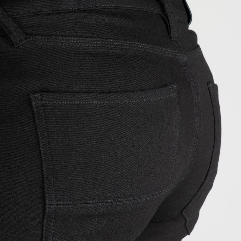 Γυναικείο τζιν μοτοσικλέτας OXFORD ORIGINAL APPROVED SUPER STRETCH JEANS AA SLIM FIT μαύρο