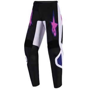 Παιδικό Παντελόνι Motocross Alpinestars Fluid Grid Μαύρο-Ανοιχτό Γκρι-Μωβ