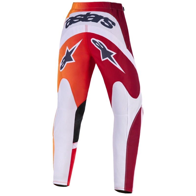 Παιδικό παντελόνι motocross Alpinestars Fluid Portl κόκκινο-πορτοκαλί-ανοιχτό γκρι