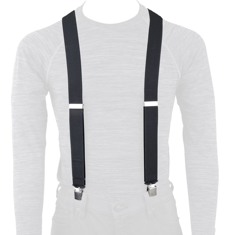 Τιράντες Oxford Slim σε μαύρο χρώμα