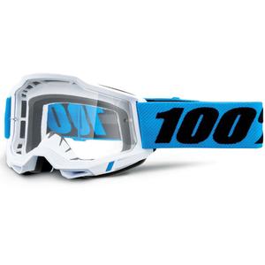Γυαλιά motocross 100% Accuri Novel με διάφανο πλεξιγκλάς