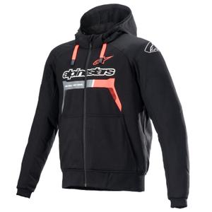 Φούτερ Alpinestars Chrome Ignition μαύρο-κόκκινο φθορίου-γκρι-λευκό