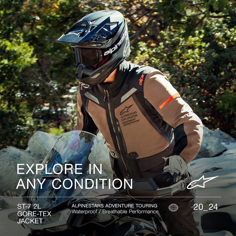 Μπουφάν Alpinestars ST-7 Gore-Tex καφέ-μαύρο