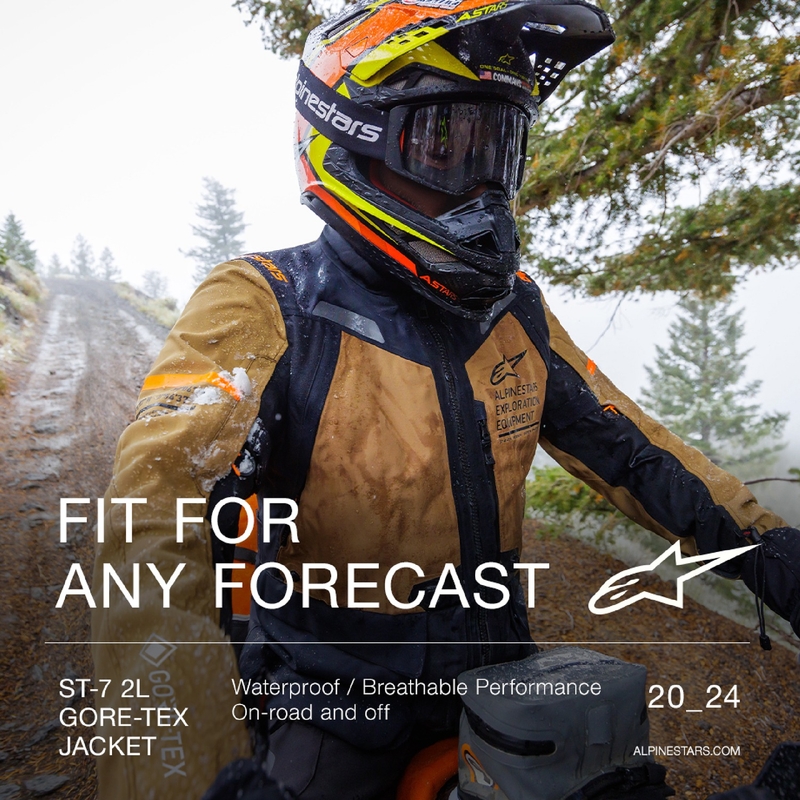 Μπουφάν Alpinestars ST-7 Gore-Tex καφέ-μαύρο