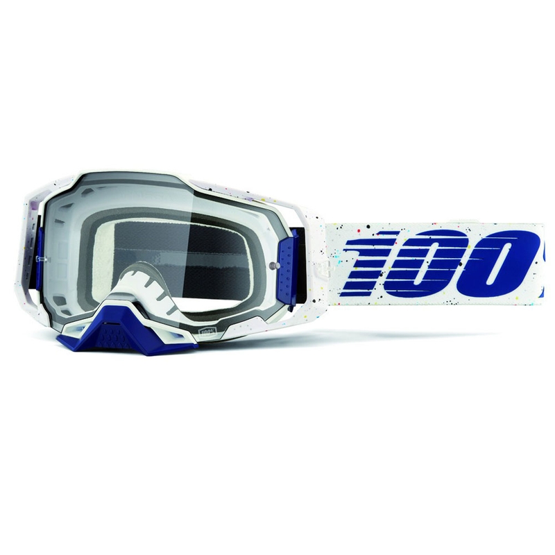 Γυαλιά motocross 100% ARMEGA Solis με διαφανές πλεξιγκλάς