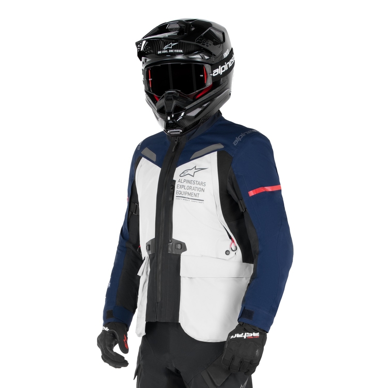 Μπουφάν Alpinestars ST-7 Gore-Tex Ανοιχτό Γκρι-Μπλε-Μαύρο