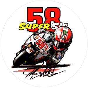 Αυτοκόλλητο ART του Marco Simoncelli