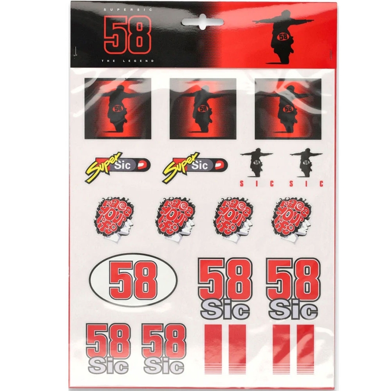 Σετ αυτοκόλλητων Marco Simoncelli Α4