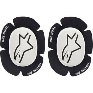 Παντόφλες Alpinestars GP Sport EVO για γόνατα λευκές-μαύρες