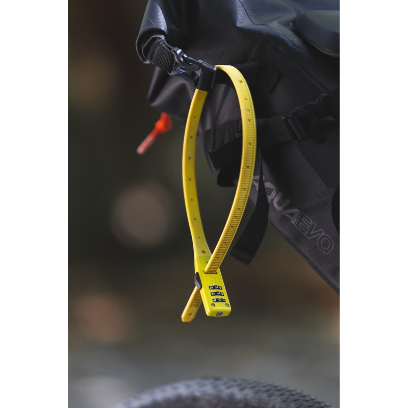 Κλειδαριά Oxford Combi Zip Lock για κράνη και αξεσουάρ, μαύρη
