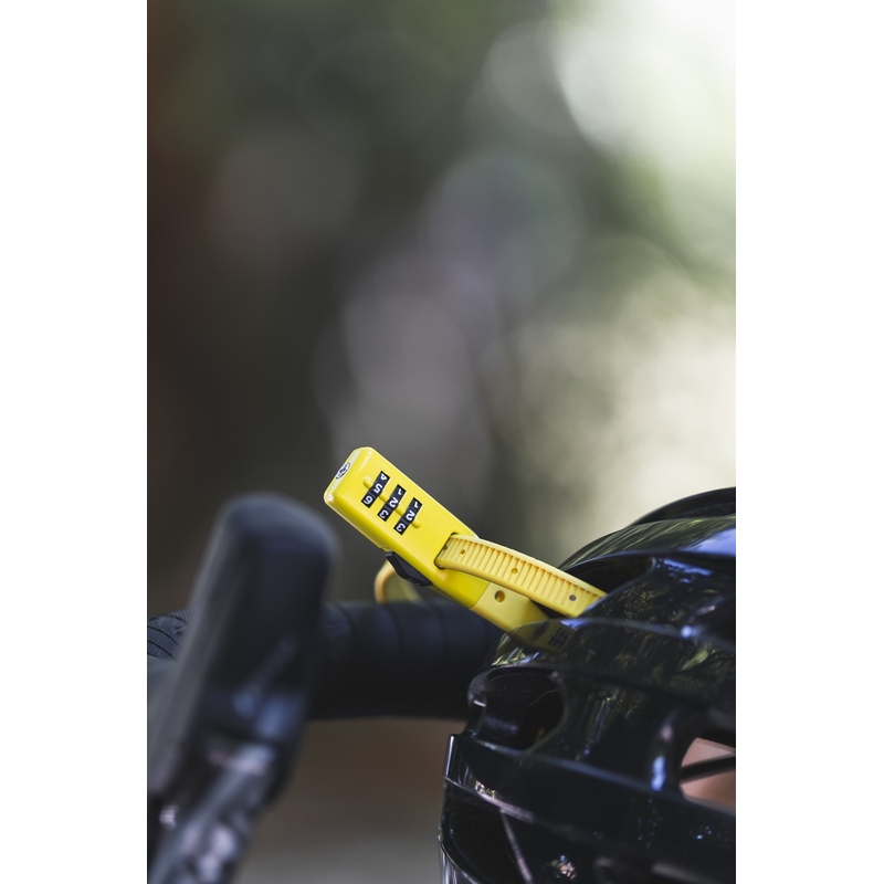 Κλειδαριά Oxford Combi Zip Lock για κράνη και αξεσουάρ, μαύρη