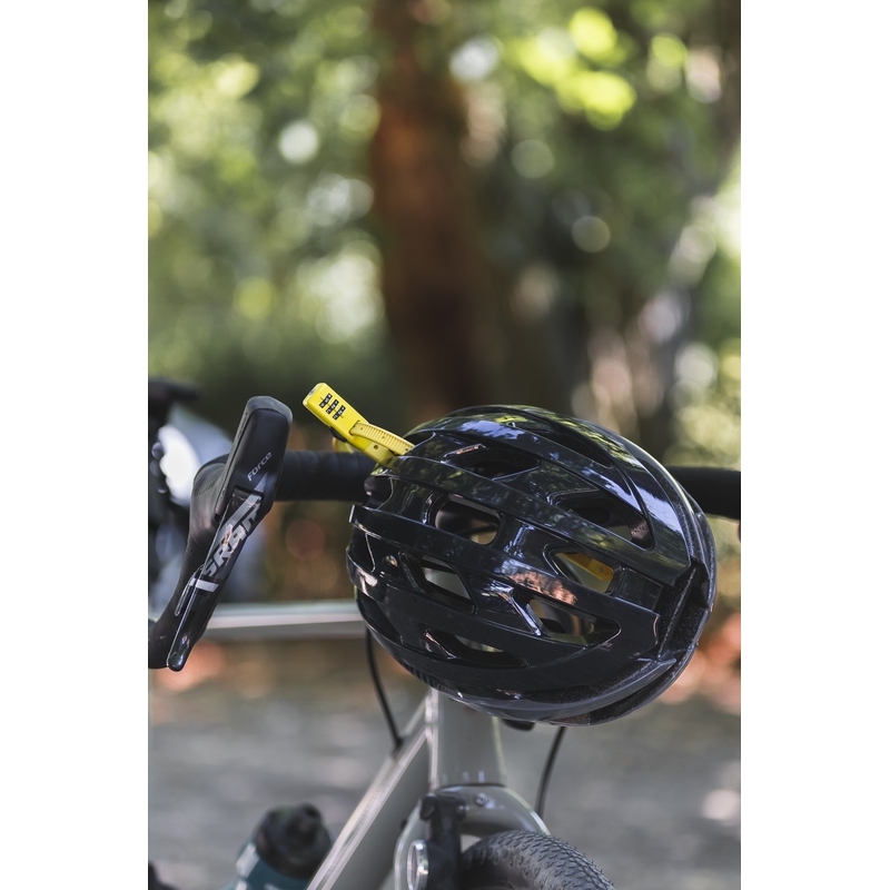 Κλειδαριά Oxford Combi Zip Lock για κράνη και αξεσουάρ, μαύρη