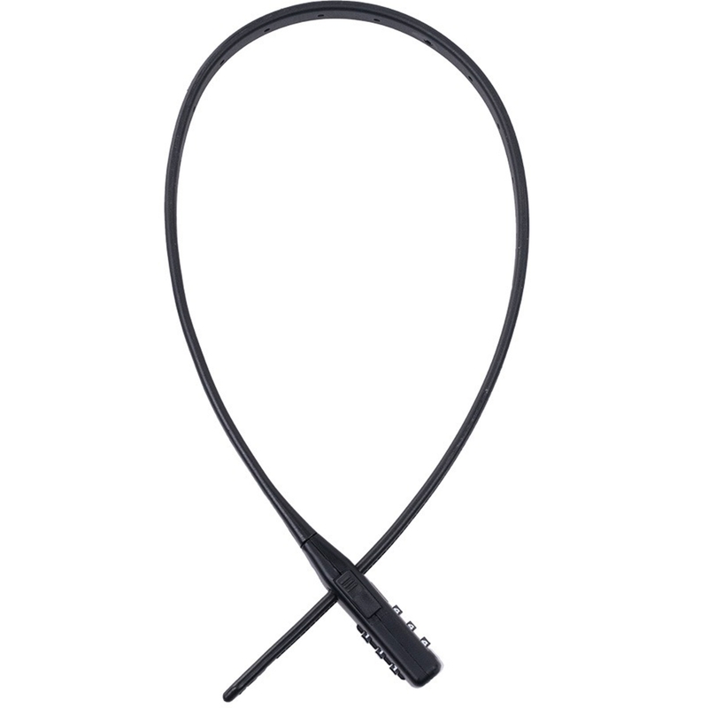 Κλειδαριά Oxford Combi Zip Lock για κράνη και αξεσουάρ, μαύρη