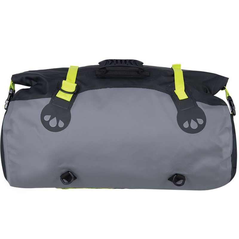 Τσάντα Oxford Aqua T-50 Roll Bag 50 l αδιάβροχη μαύρη-γκρι-φθοροκίτρινη