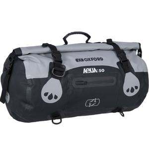 Αδιάβροχη τσάντα Oxford Aqua T-50 Roll Bag 50 l, μαύρη-γκρι