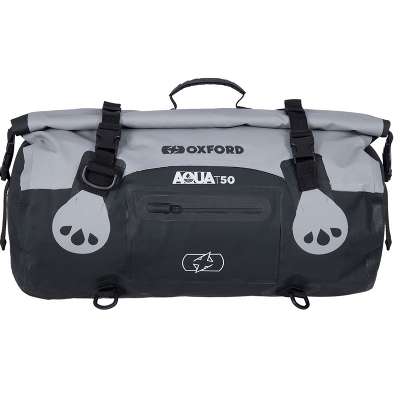Αδιάβροχη τσάντα Oxford Aqua T-50 Roll Bag 50 l, μαύρη-γκρι