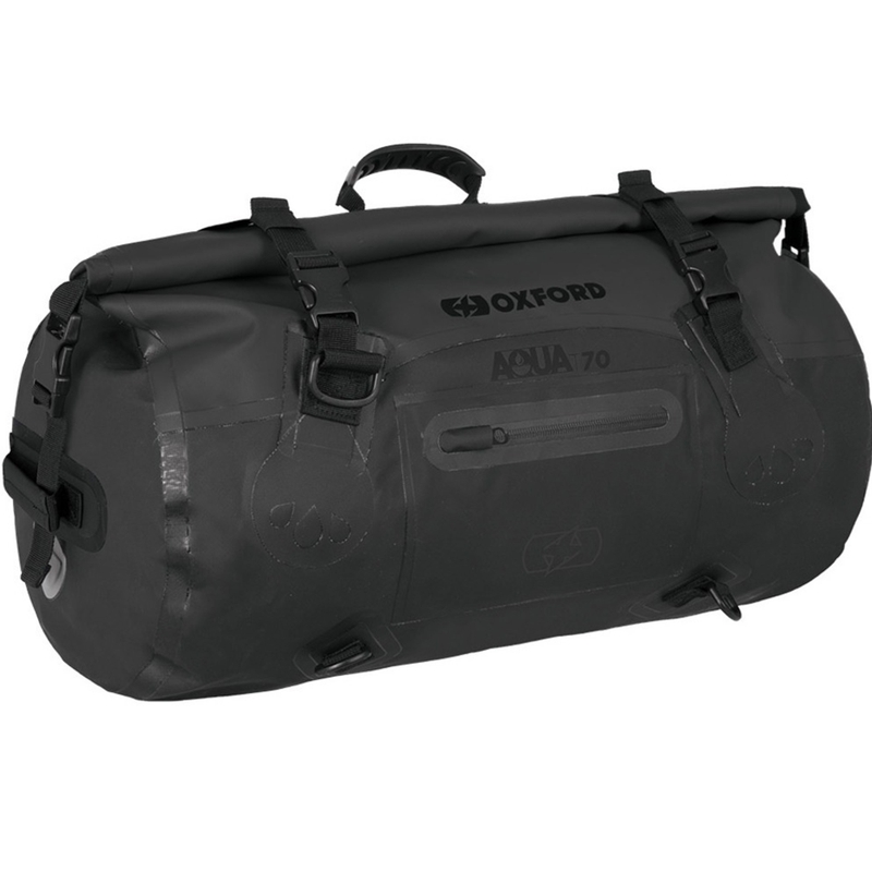 Αδιάβροχη τσάντα Oxford Aqua T-70 Roll Bag 70 l, μαύρη