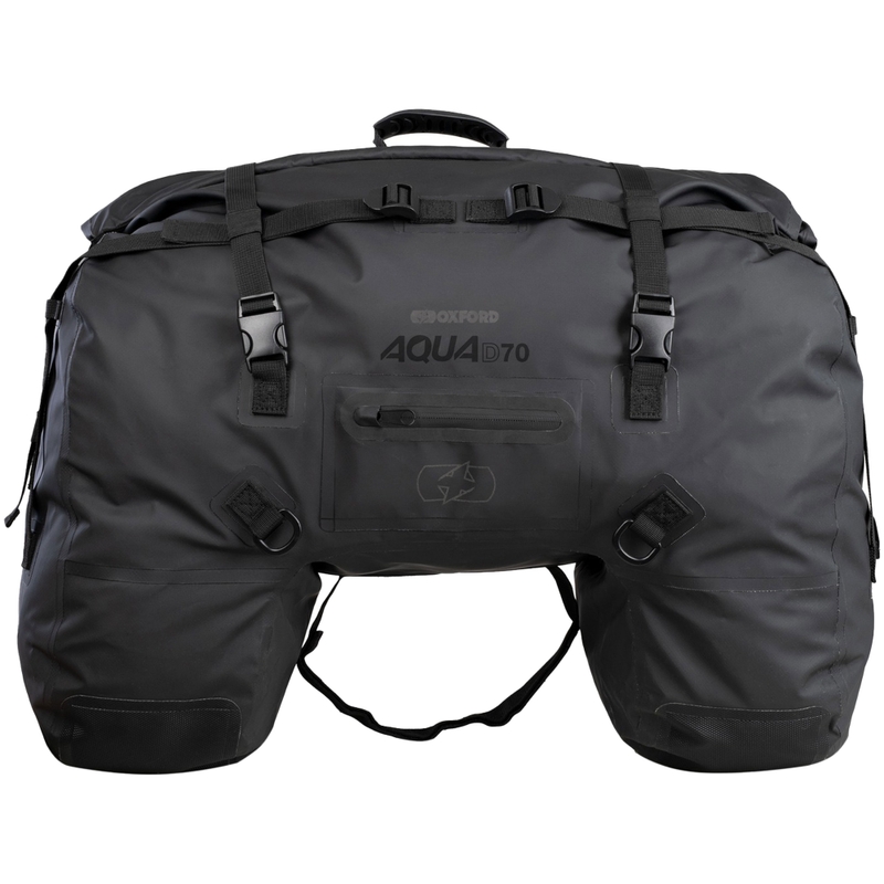 Τσάντα σέλας Oxford Aqua D-70 πίσω, μαύρη