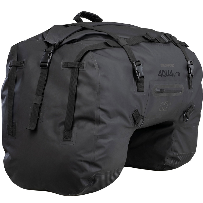 Τσάντα σέλας Oxford Aqua D-70 πίσω, μαύρη