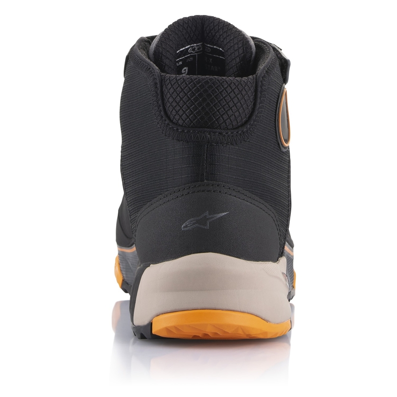 Μπότες μοτοσικλέτας Alpinestars CR-X Drystar μαύρο-καφέ-πορτοκαλί