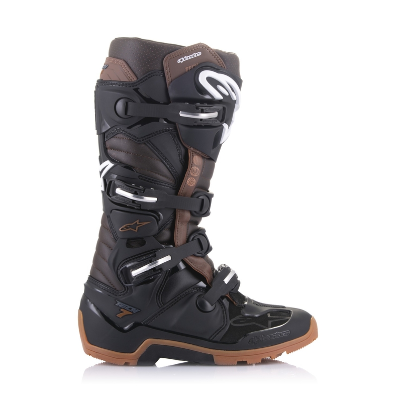 Μπότες Μοτοσικλέτας Alpinestars Tech 7 Enduro Μαύρες-Σκούρες Καφέ