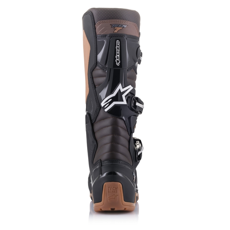 Μπότες Μοτοσικλέτας Alpinestars Tech 7 Enduro Μαύρες-Σκούρες Καφέ