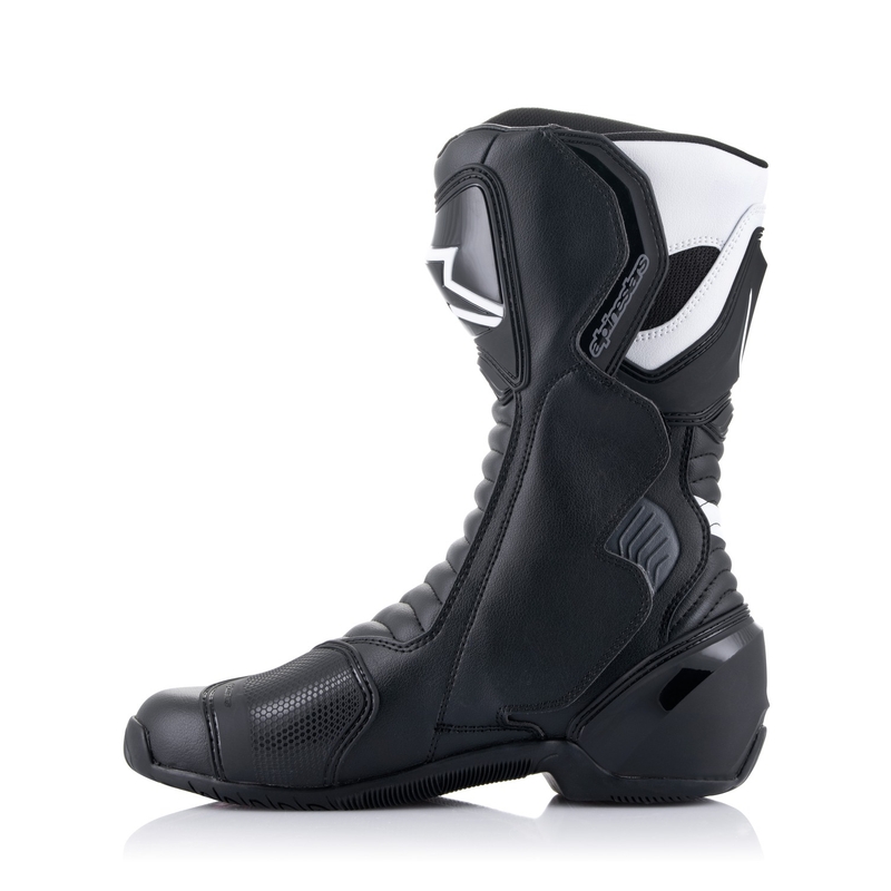 Μπότες μοτοσικλέτας Alpinestars S-MX 6 μαύρο-λευκό-γκρι-κόκκινο
