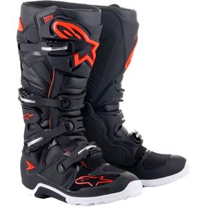 Μπότες μοτοσικλέτας Μπότες μοτοσικλέτας Alpinestars Tech 7 Enduro μαύρο-κόκκινο φθορίζον-λευκό Tech 7 Enduro μαύρο-κόκκινο φθορίζον-λευκό