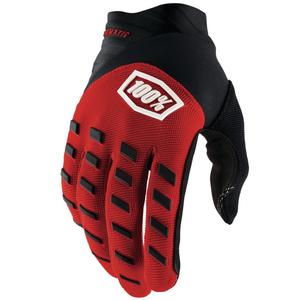 Γάντια Motocross 100% - USA AIRMATIC κόκκινο-μαύρο