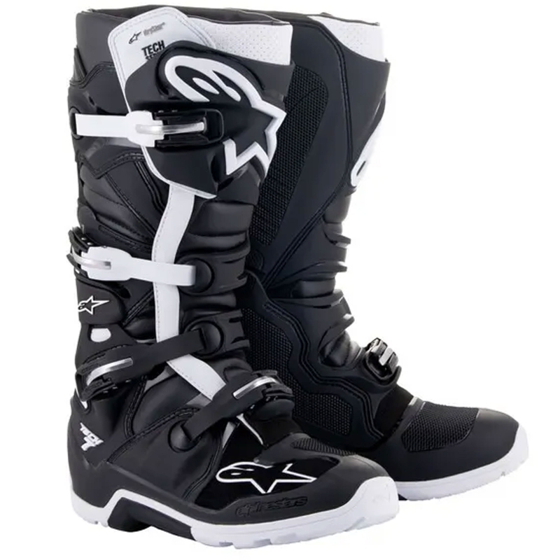 Μπότες Μοτοσικλέτας Alpinestars Tech 7 Enduro Drystar Μαύρο-Λευκό