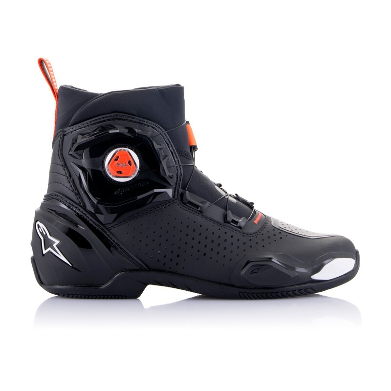 Μπότες μοτοσικλέτας Alpinestars SP-2 μαύρο-λευκό-φλουορ κόκκινο