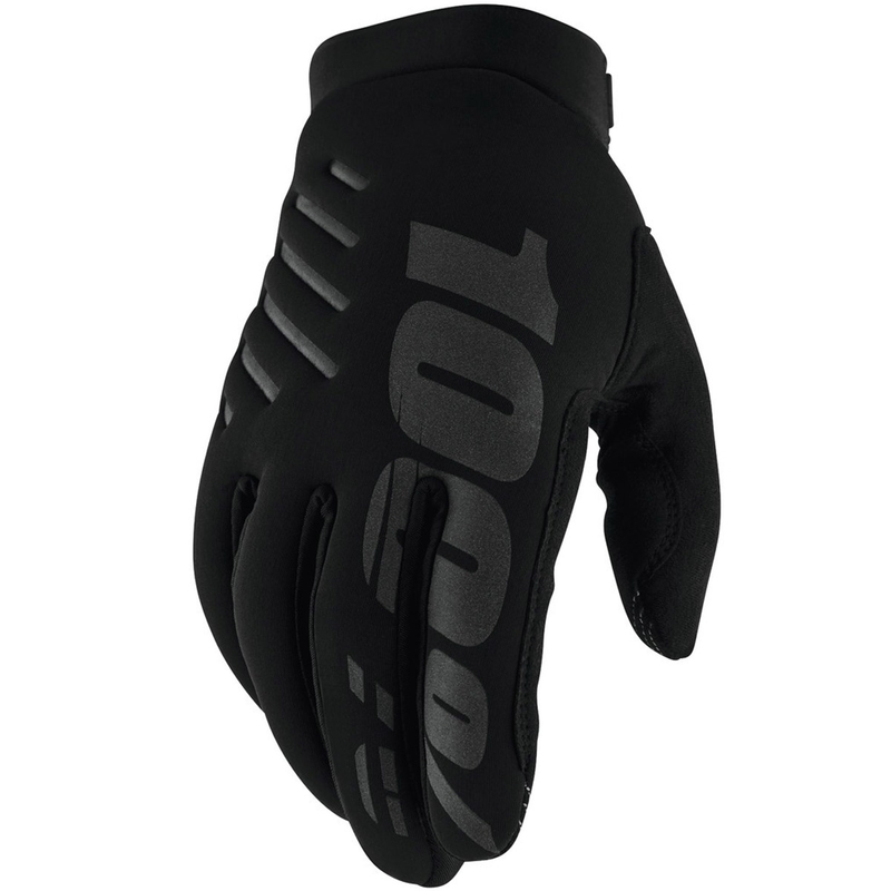Γυναικεία γάντια motocross 100% - USA BRISKER μαύρα
