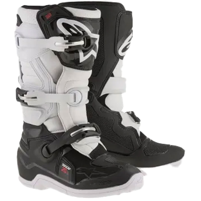 Παιδικές μπότες μοτοσικλέτας Alpinestars Tech 7 S, μαύρες-λευκές