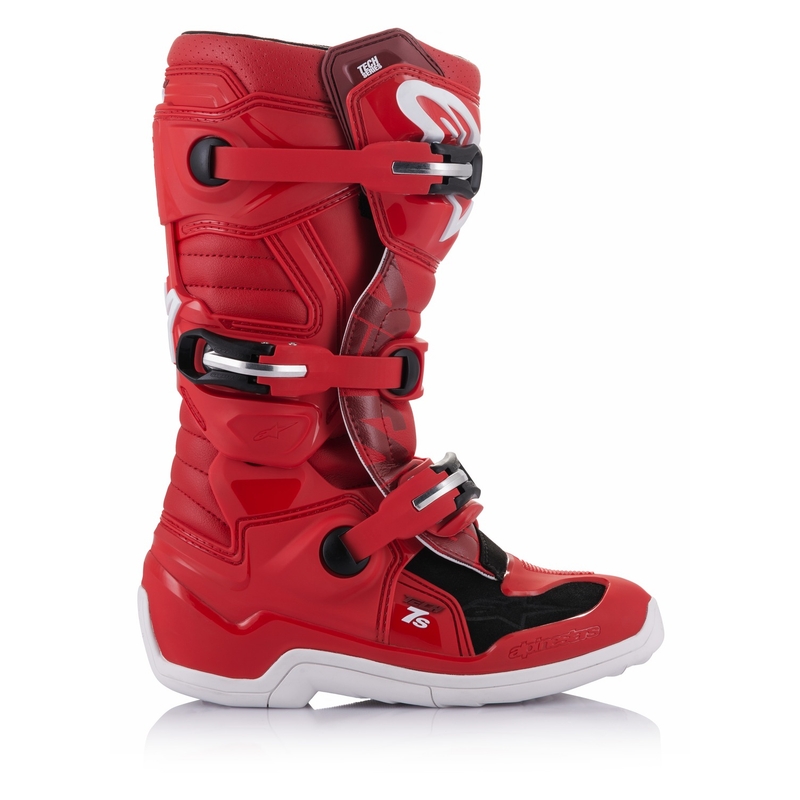 Παιδικές μπότες μοτοσικλέτας Alpinestars Tech 7 S, κόκκινες