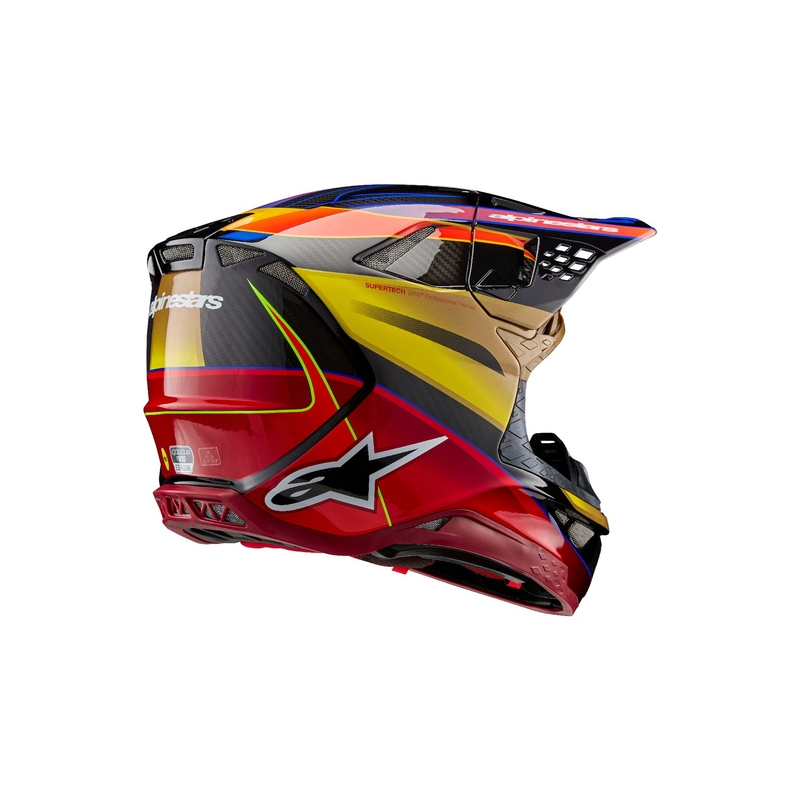 Κράνος motocross Alpinestars Supertech S-M10 Era χρυσό-κόκκινο