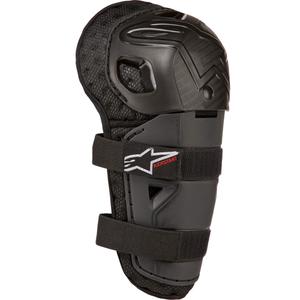 Επιγονατίδες Alpinestars Bionic Kickstart για παιδιά, μαύρο-κόκκινο