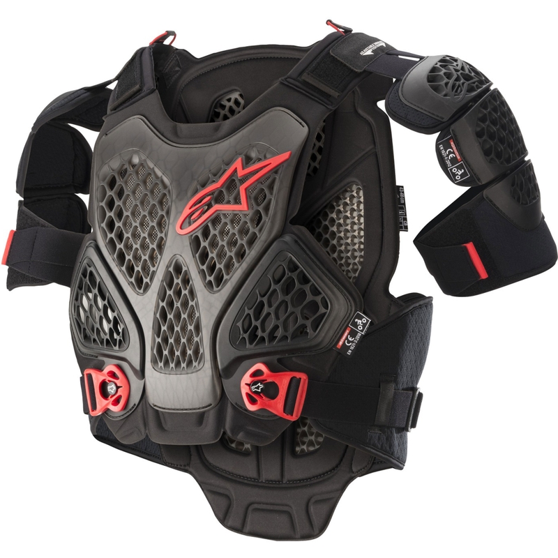Προστατευτικό σώματος Alpinestars A-6 μαύρο-ανθρακί-κόκκινο