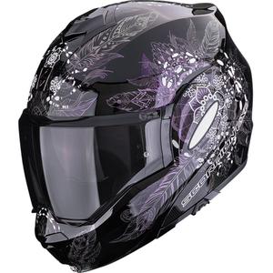 Κράνος Scorpion EXO-TECH EVO Dream, μαύρο-χαμαιλέοντας, αναδιπλούμενο
