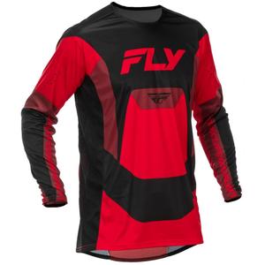 Φανέλα μοτοκρός FLY Racing Lite μαύρο-κόκκινο II