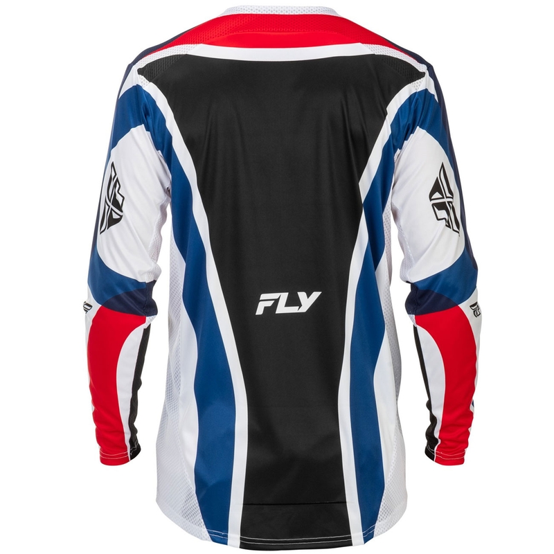 Φανέλα motocross FLY Racing Lite USA κόκκινο-λευκό-μπλε