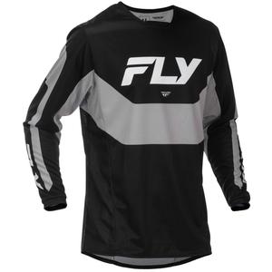 Φανέλα motocross FLY Racing Kinetic USA μαύρο-γκρι