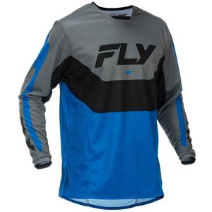 Φανέλα μοτοκρός FLY Racing Kinetic USA μπλε-γκρι-μαύρο
